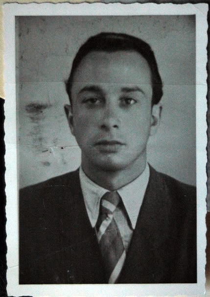 The granddaughter of a Holocaust survivor provided this image of her grandfather around age 22.