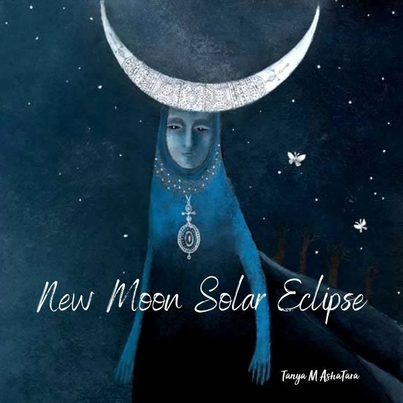 New Moon Total Solar Eclipse Grace Violet