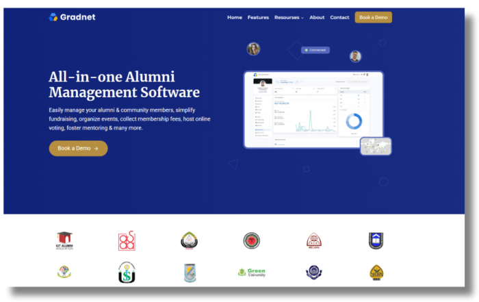Alumni database software