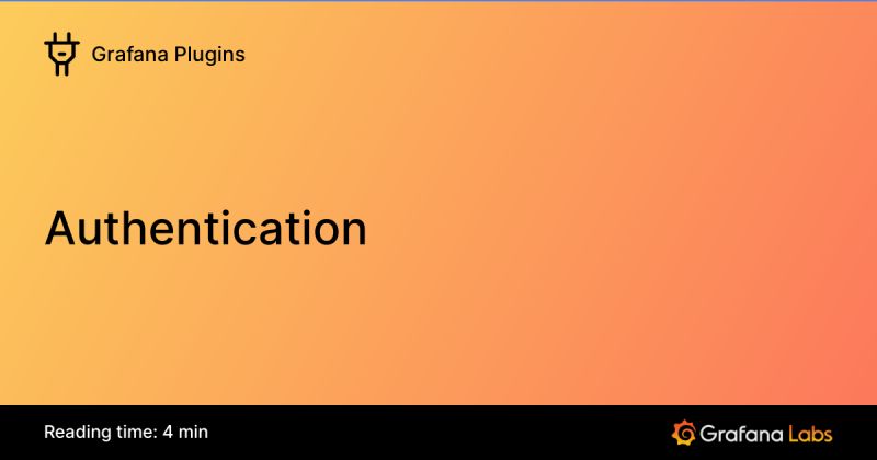 Authentication Grafana Plugins Documentation - Ultra HD Colorful Art - Desktop