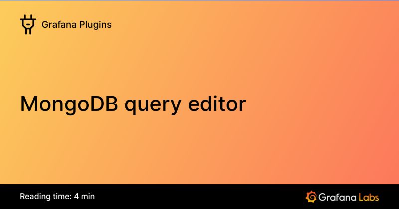 Mongodb Query Editor Grafana Enterprise Plugins Documentation - Classic Vintage Art - Retina