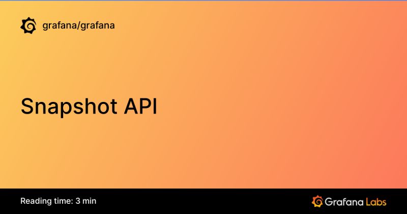 Snapshot Api Grafana Documentation - Landscape Textures - Amazing Full HD Collection