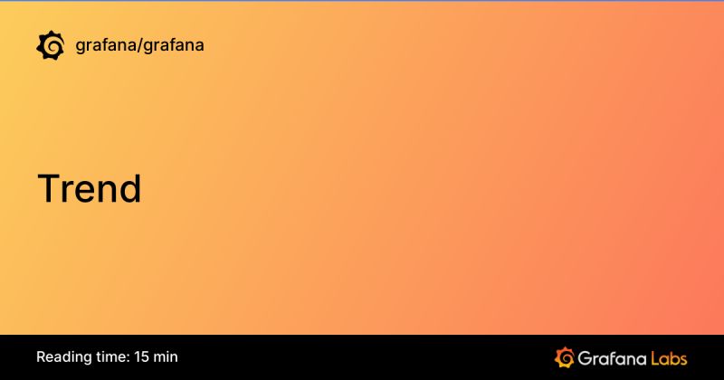 Trend Grafana Documentation - Classic Nature Image - 4K