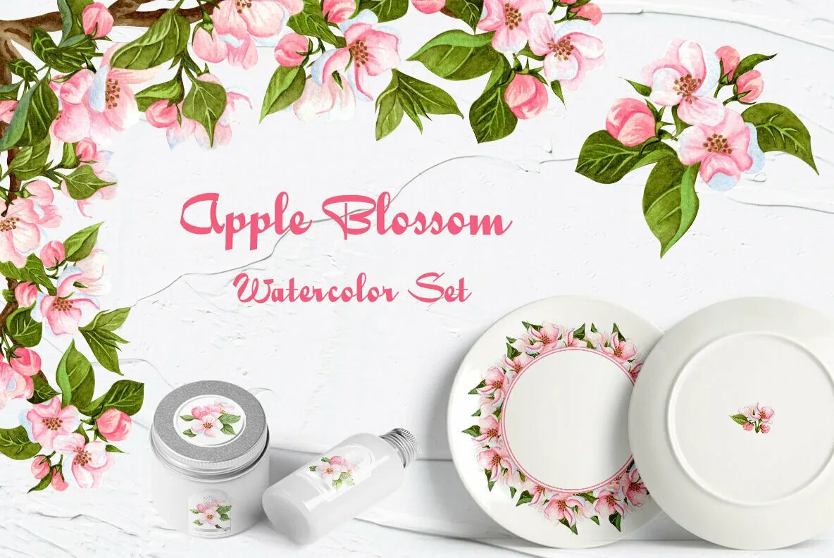 『Apple Blossom & Princess.*』シーグラスアート Apple Blossom & Princess.*』シーグラスアート