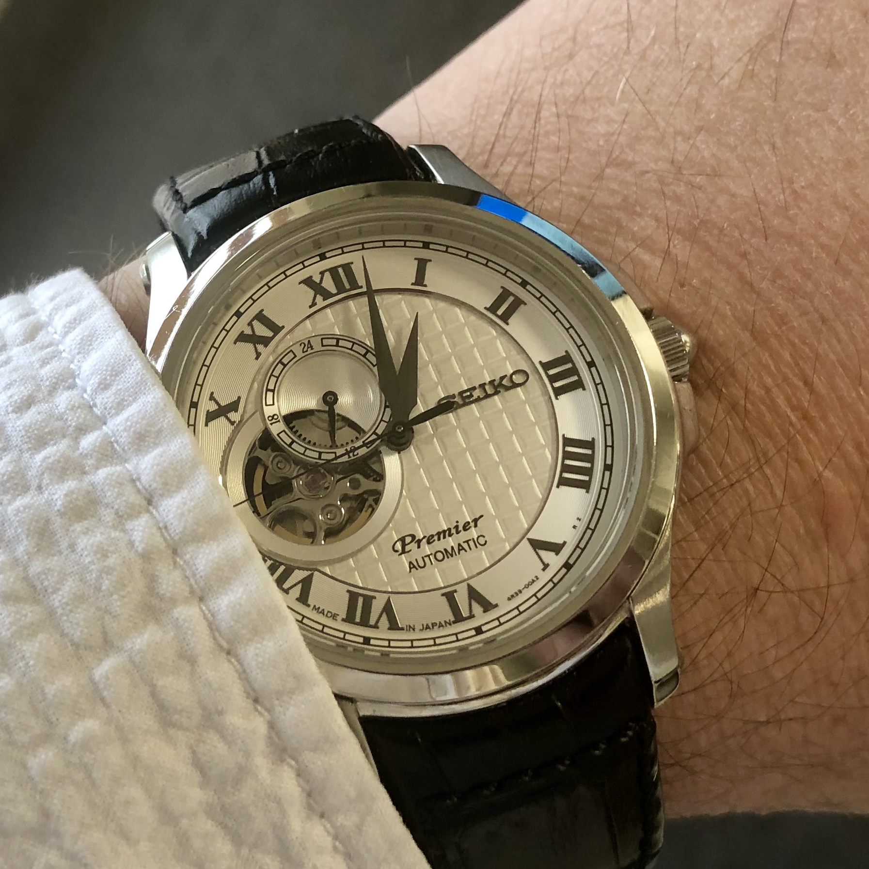 seiko open heart automatic