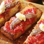 bread with tomato and anchovy