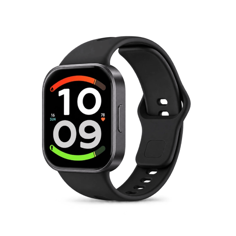 Xiaomi Redmi Watch 6 Active smartwatch dengan pilihan warna Midnight Black, Matte Silver, dan Sunset Orange