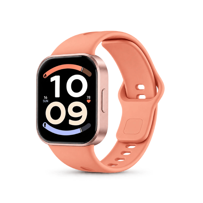 Xiaomi Redmi Watch 6 Active smartwatch dengan pilihan warna Midnight Black, Matte Silver, dan Sunset Orange