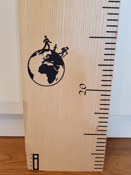 Toise Globe trotteur