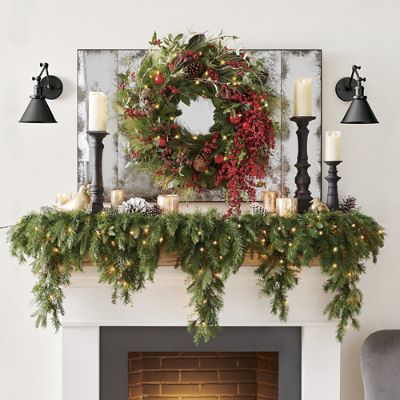 Keep your christmas lights untangled with these simple tricks. 6' Cascading Christmas Garland - Grandin Road