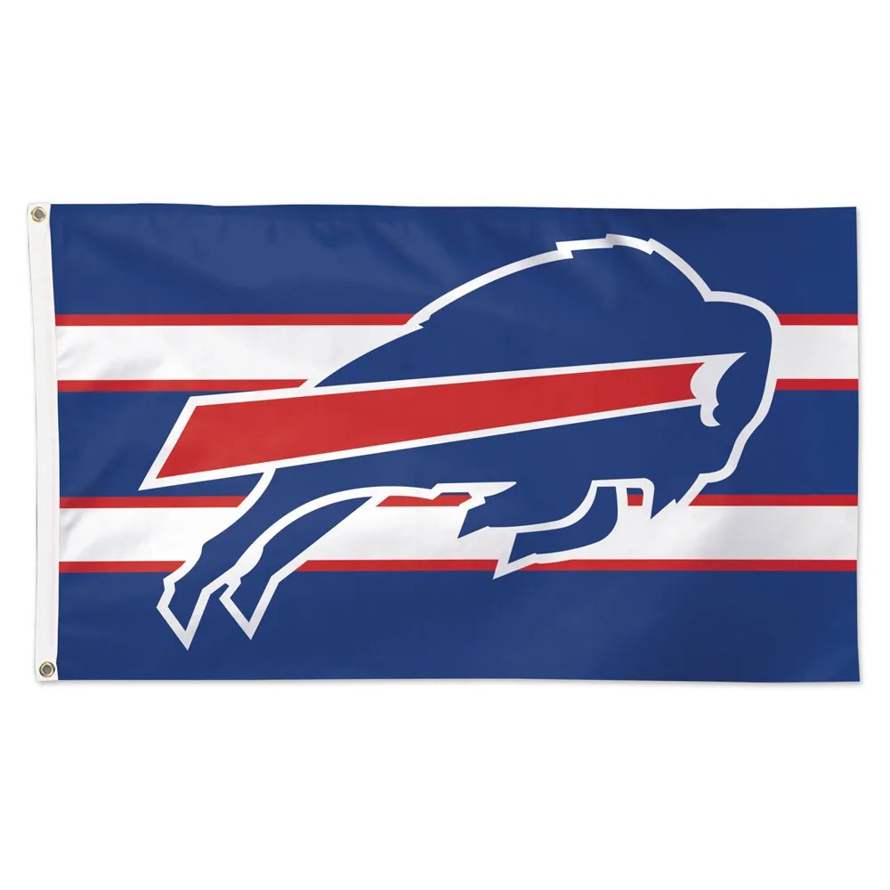 Buffalo Bills Blue horizontal stripes deluxe flag