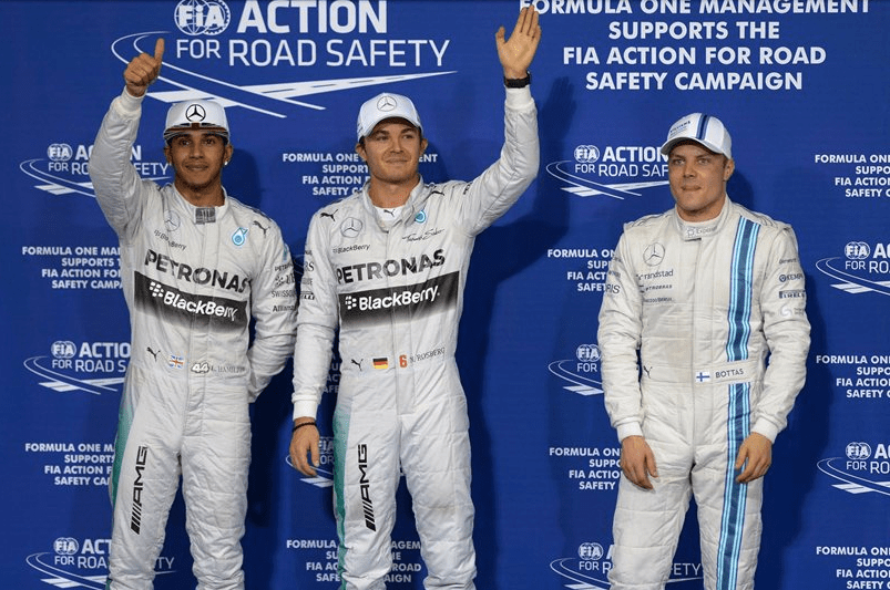 2014 Formula 1 Etihad Airways Abu Dhabi Grand Prix Grid