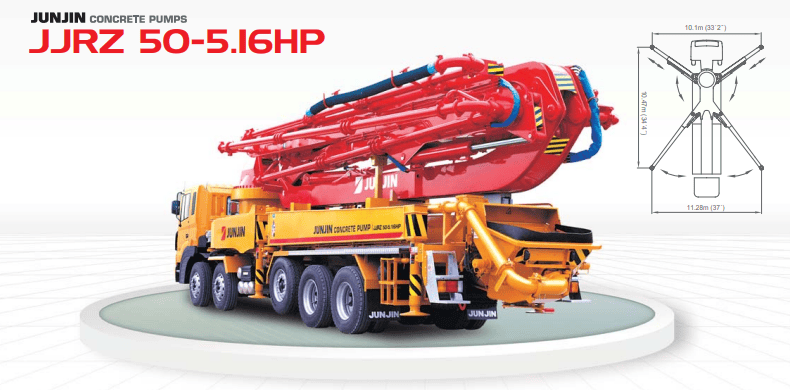 JUNJIN CONCRETE PUMP CAR