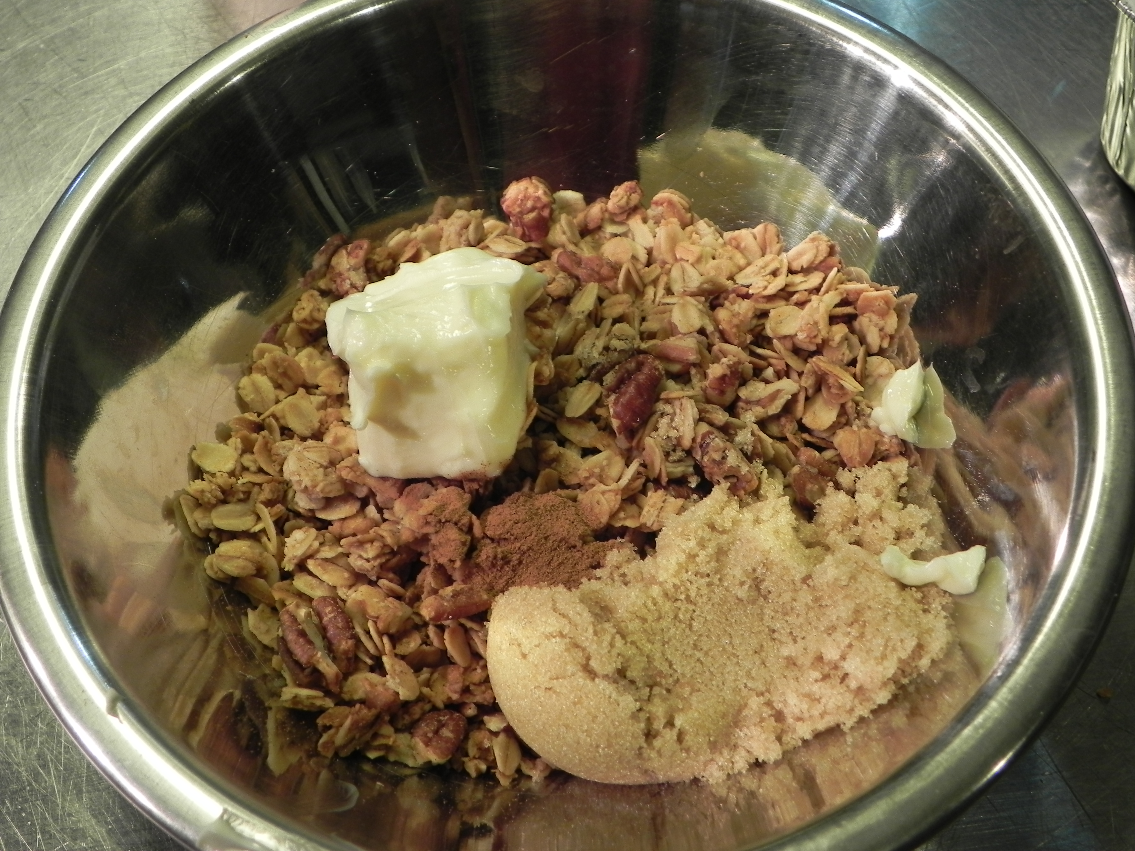 Ingredients for the cinnamon sugar filling