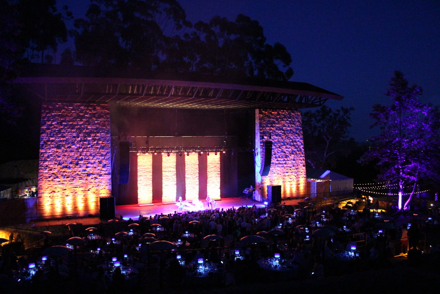 County Bowl stage at dusk