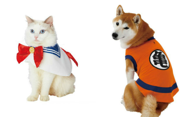 Cosplay Collars And Pet Outfits Turn Your Pets Into Super Saiyan Shiba And Sailor Moon Kitties Grape Japan