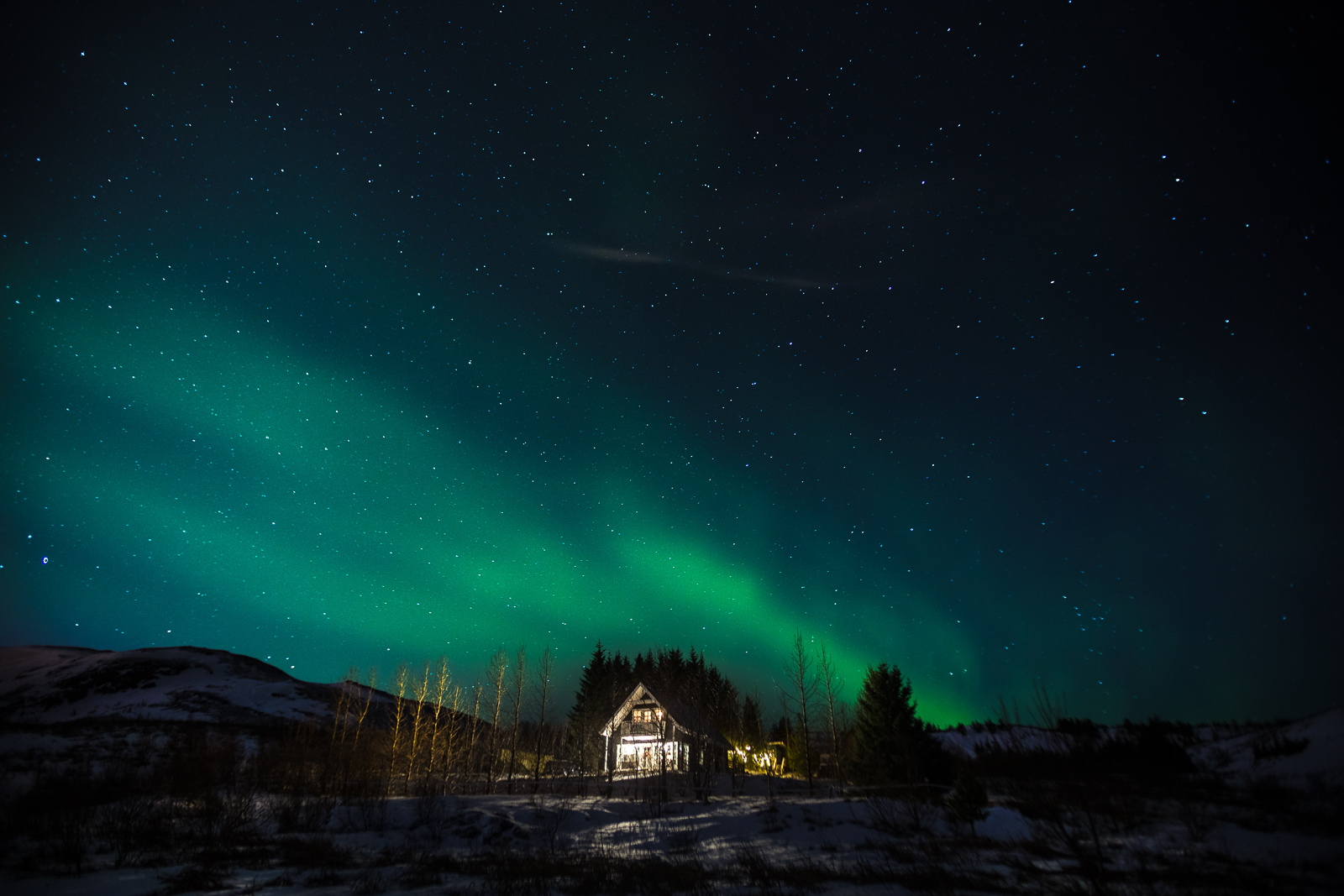 Northern Lights Art Bicnick