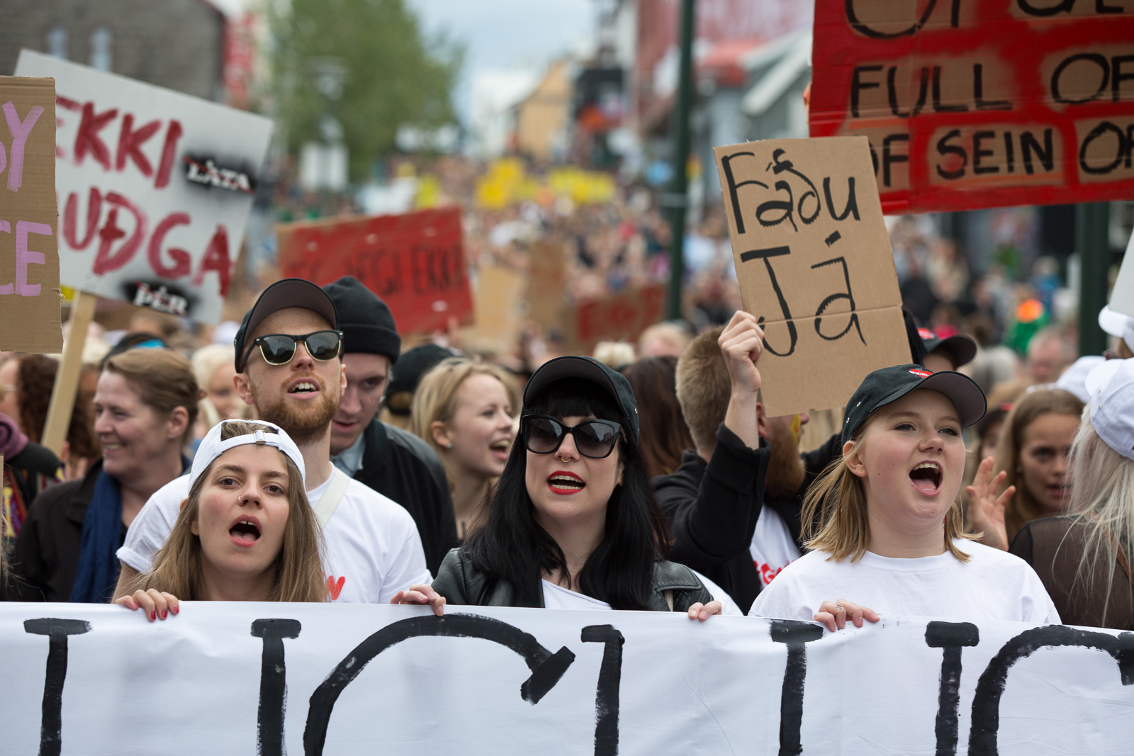 Reykjavík SlutWalk by Art Bicnick