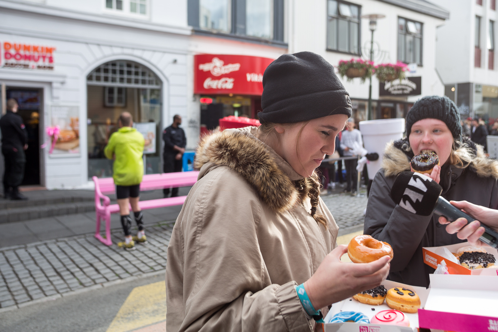 Dunkin' Donuts open in 101 Reykjavík, 2015 by Art Bicnick