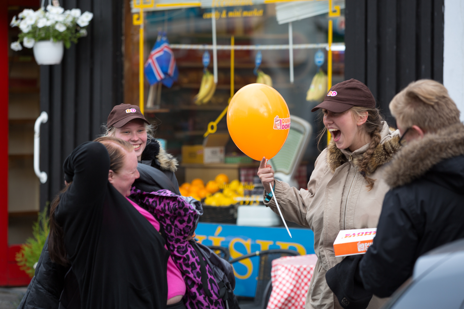 Dunkin' Donuts open in 101 Reykjavík, 2015 by Art Bicnick
