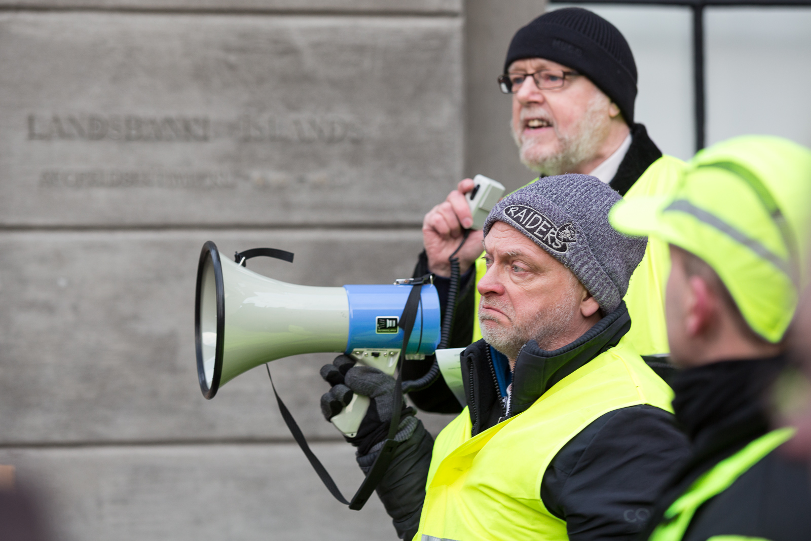 Protest at Landsbanki