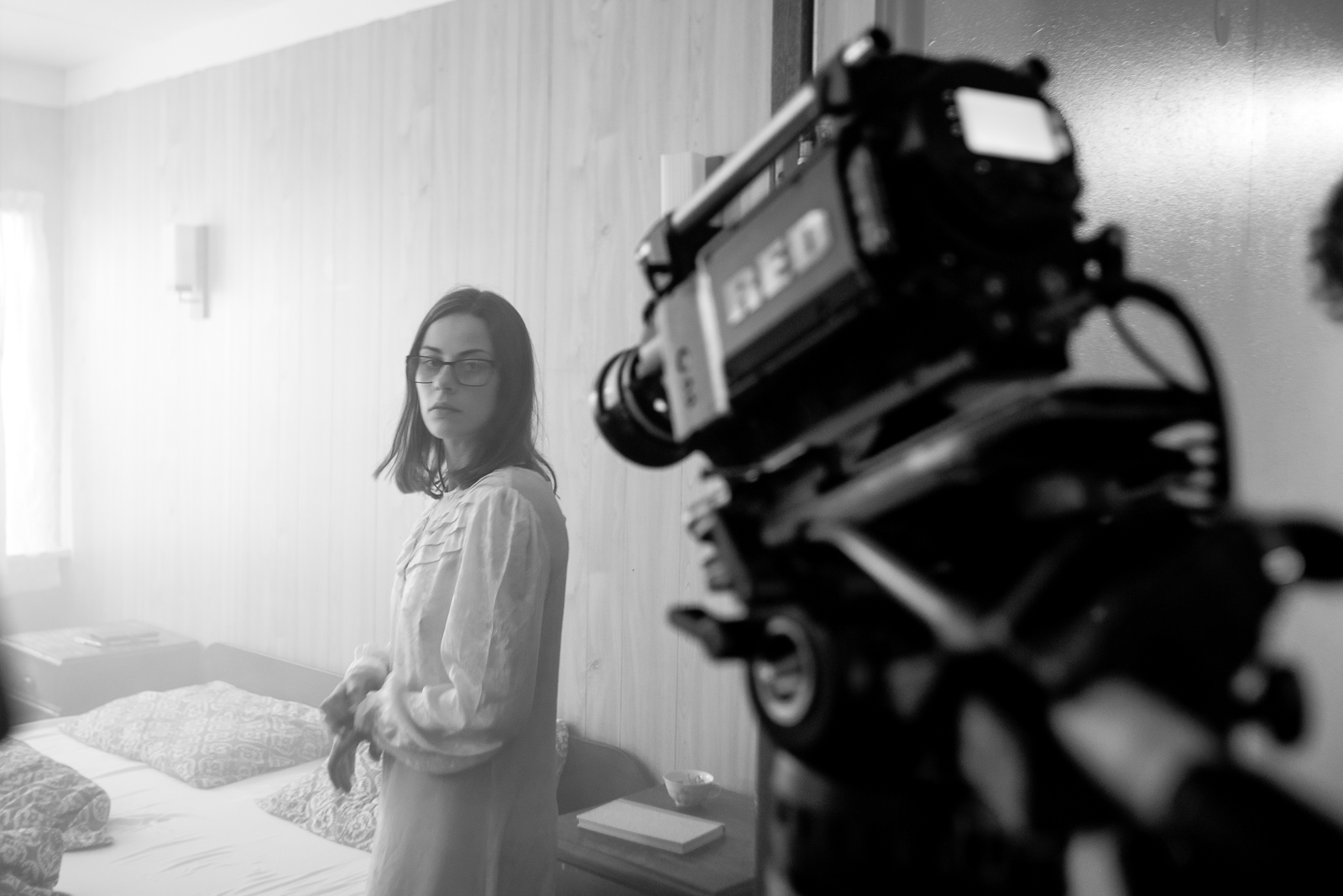 On the set of Mara. Photos by Art Bicnick.