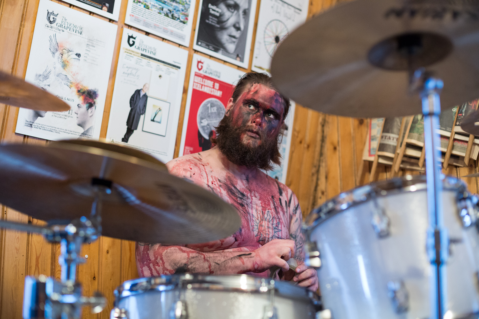 Miþyrming in The Reykjavik Grapevine HQ