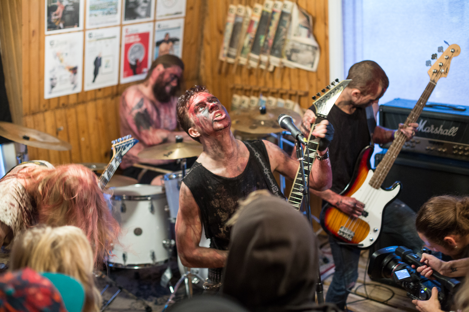 Miþyrming in The Reykjavik Grapevine HQ