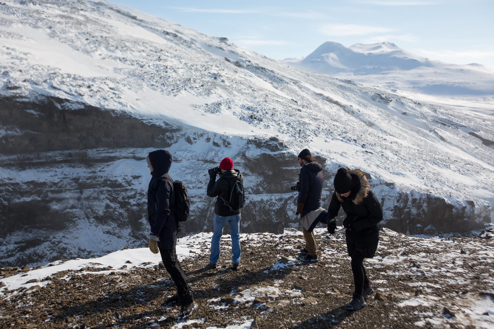 Only two steps from... flying like a bird