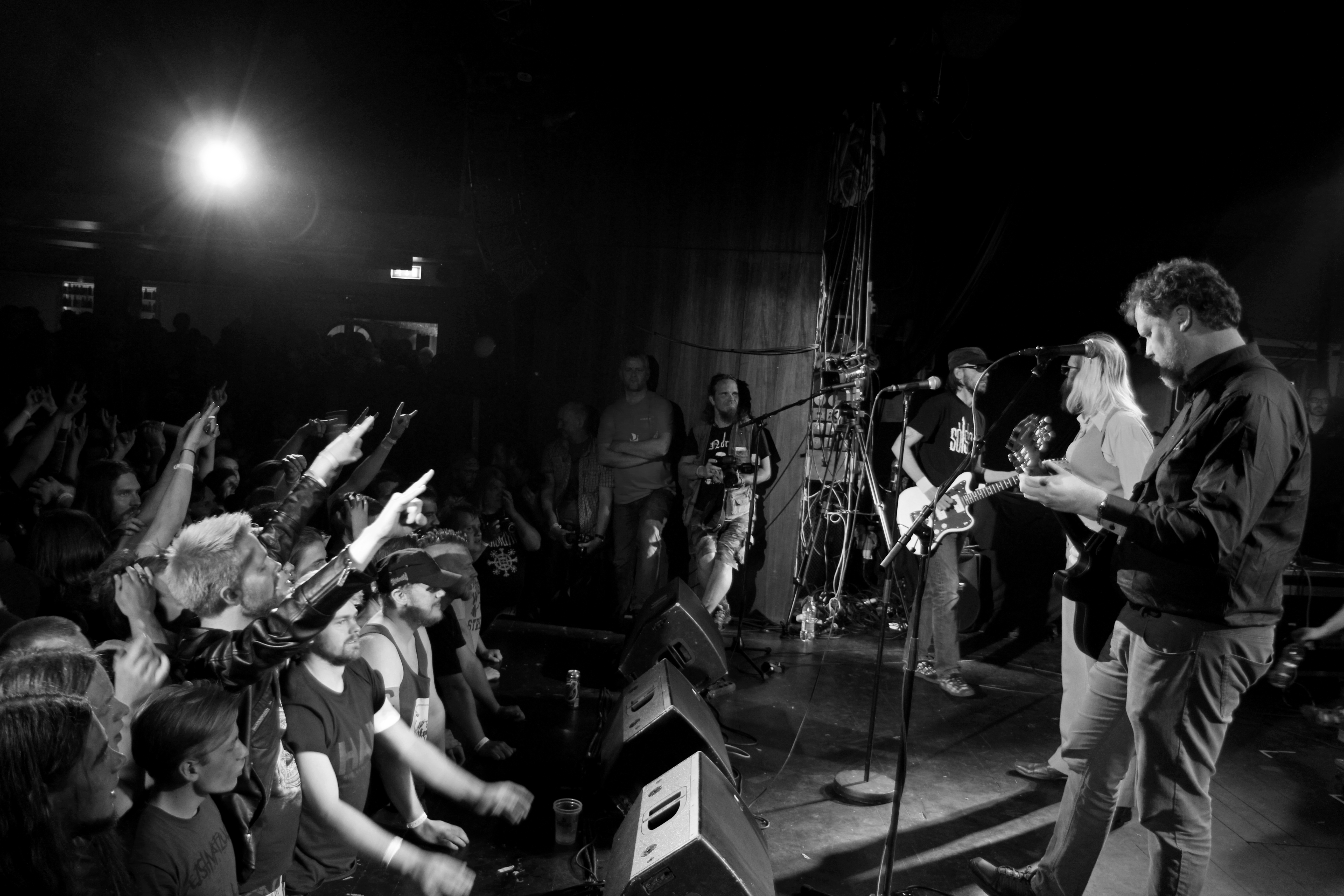 HAM may not have the most complicated chords, but boy, did they rock! The place is incredibly packed, but about ten fans manage to start a mosh pit in a five square-metre space.