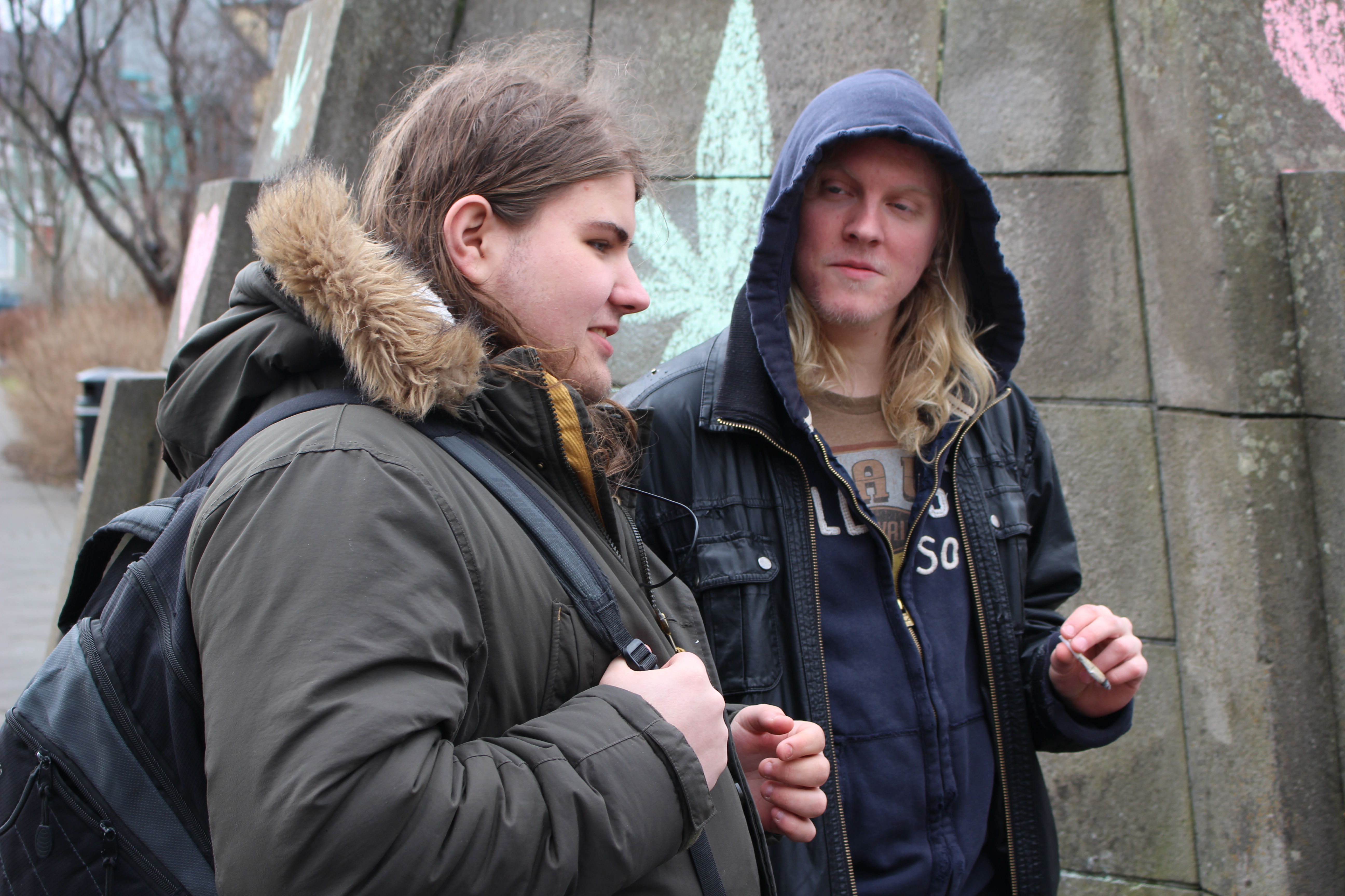 4/20 Weed Protest Austurvöllur - Jón Benediktsson