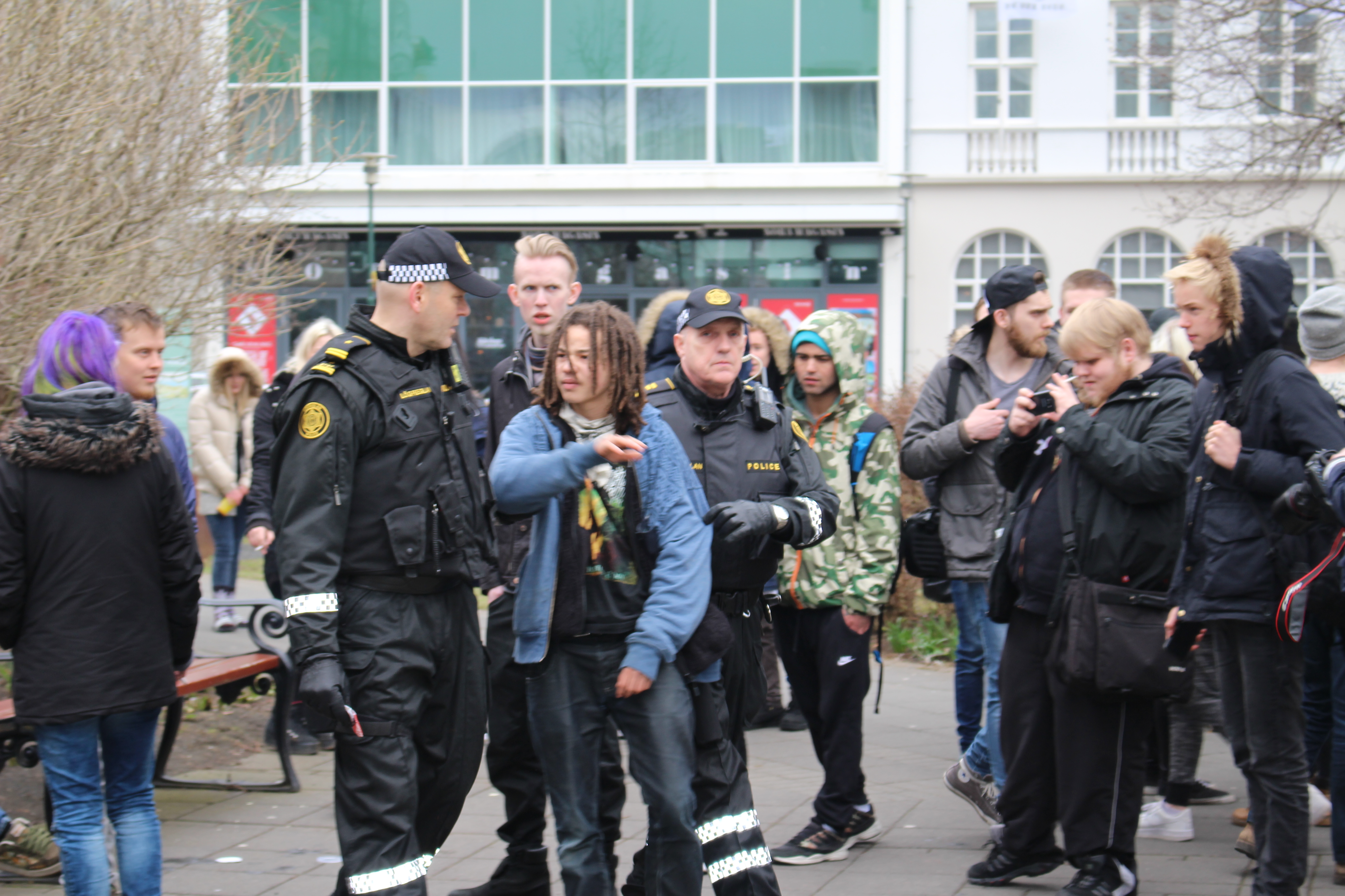 4/20 Weed Protest Austurvöllur - Jón Benediktsson