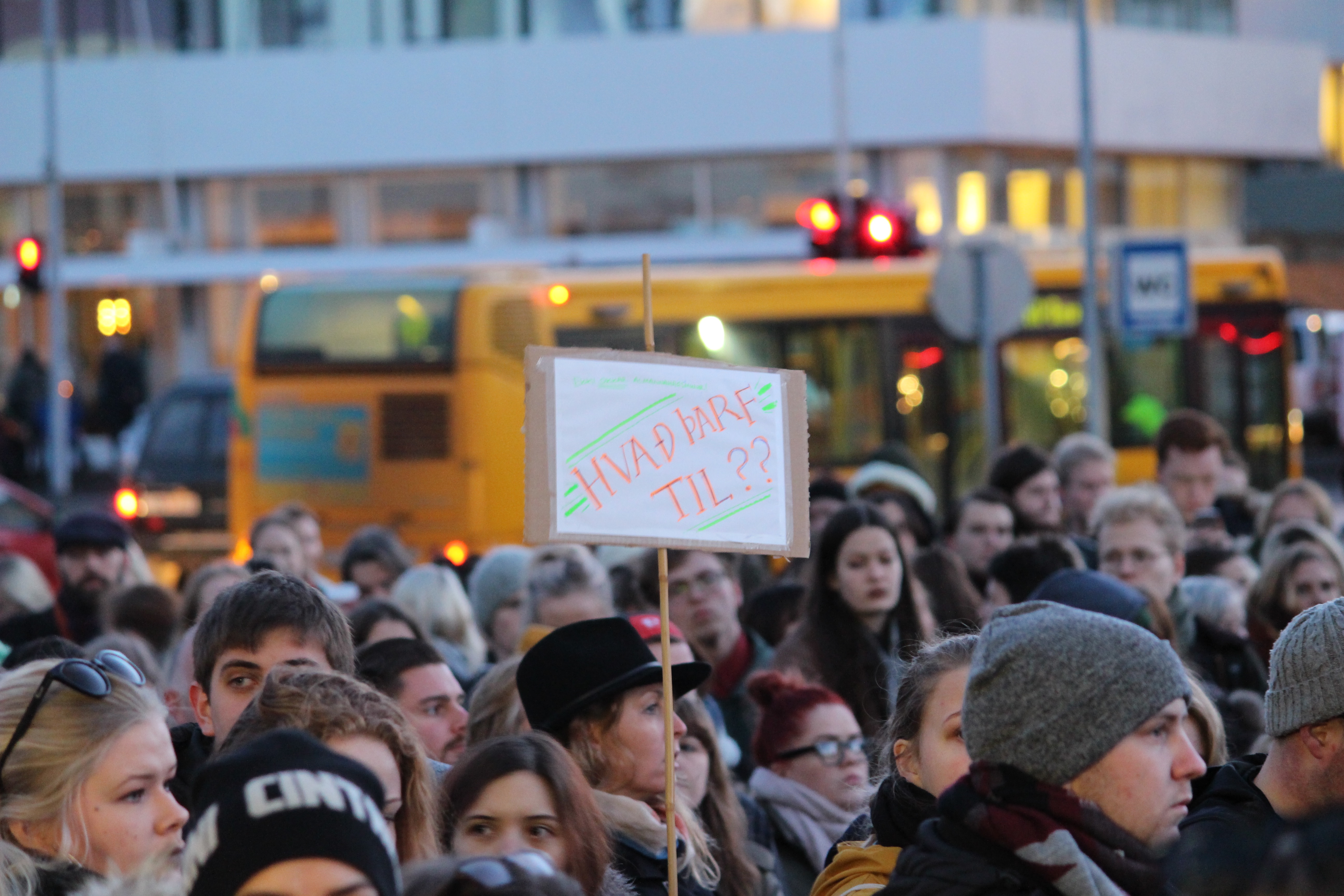 Protest outside police station 2015 by Rebecca Conway