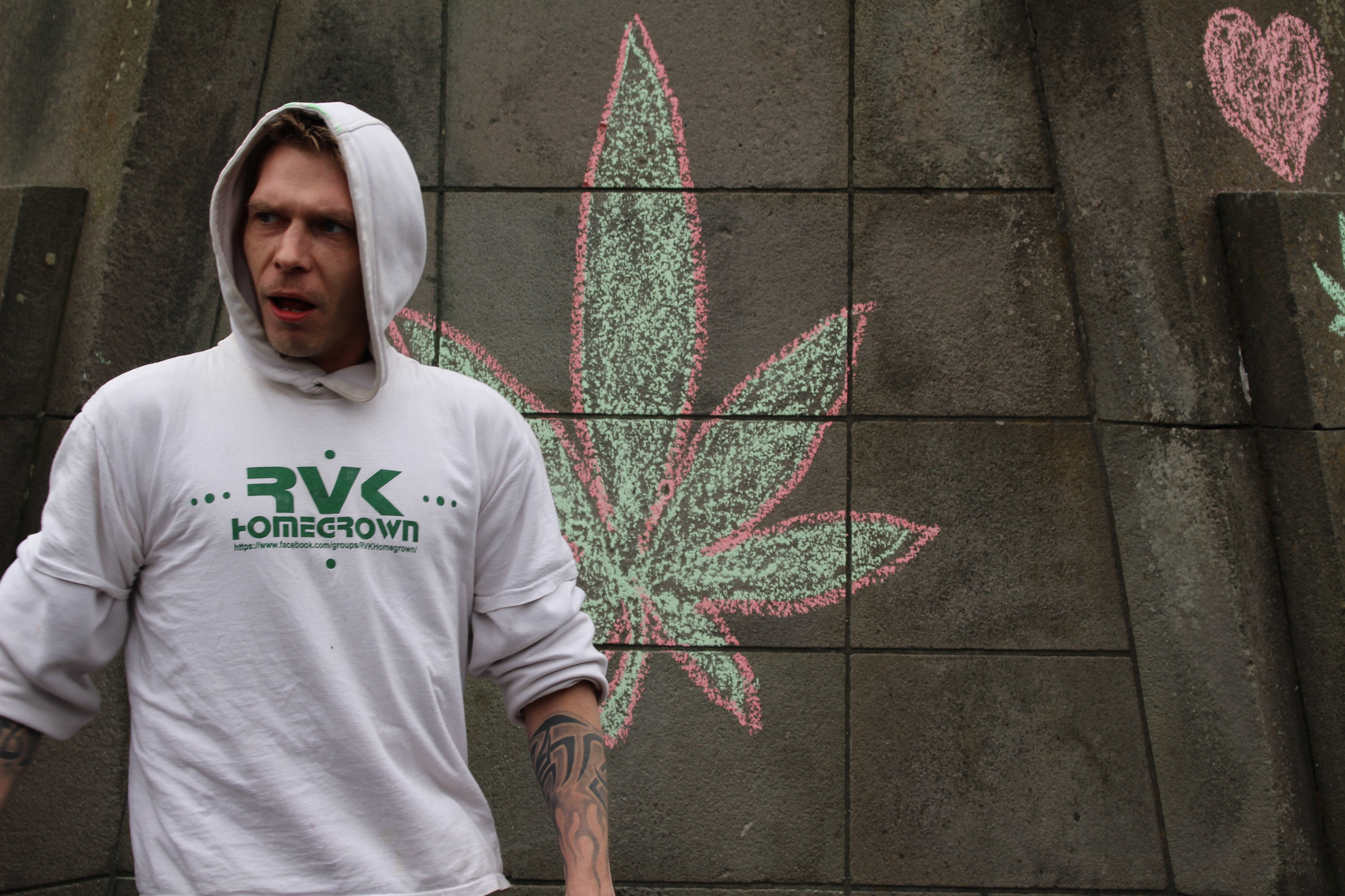 4/20 Weed Protest Austurvöllur - Jón Benediktsson