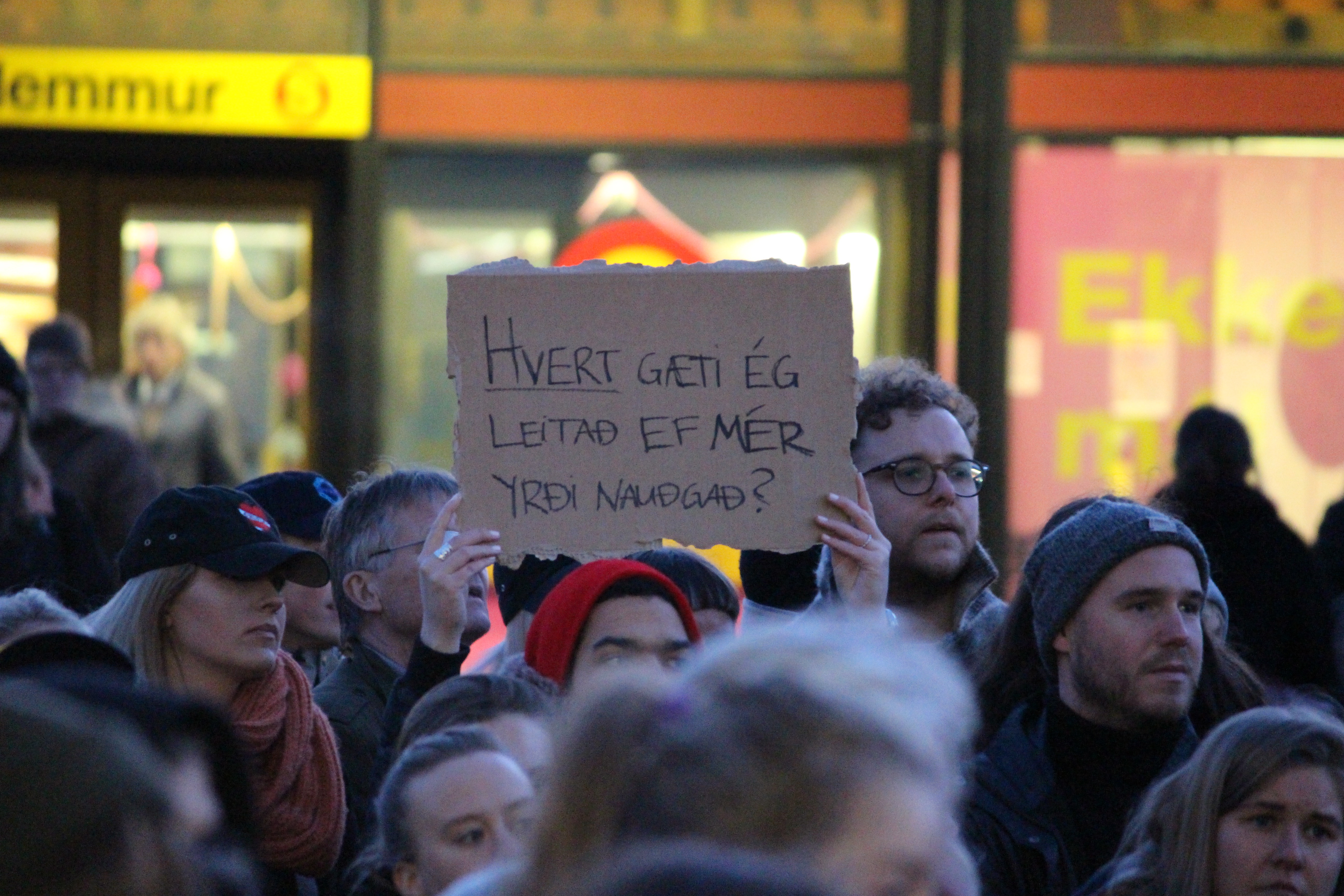 Protest outside police station 2015 by Rebecca Conway