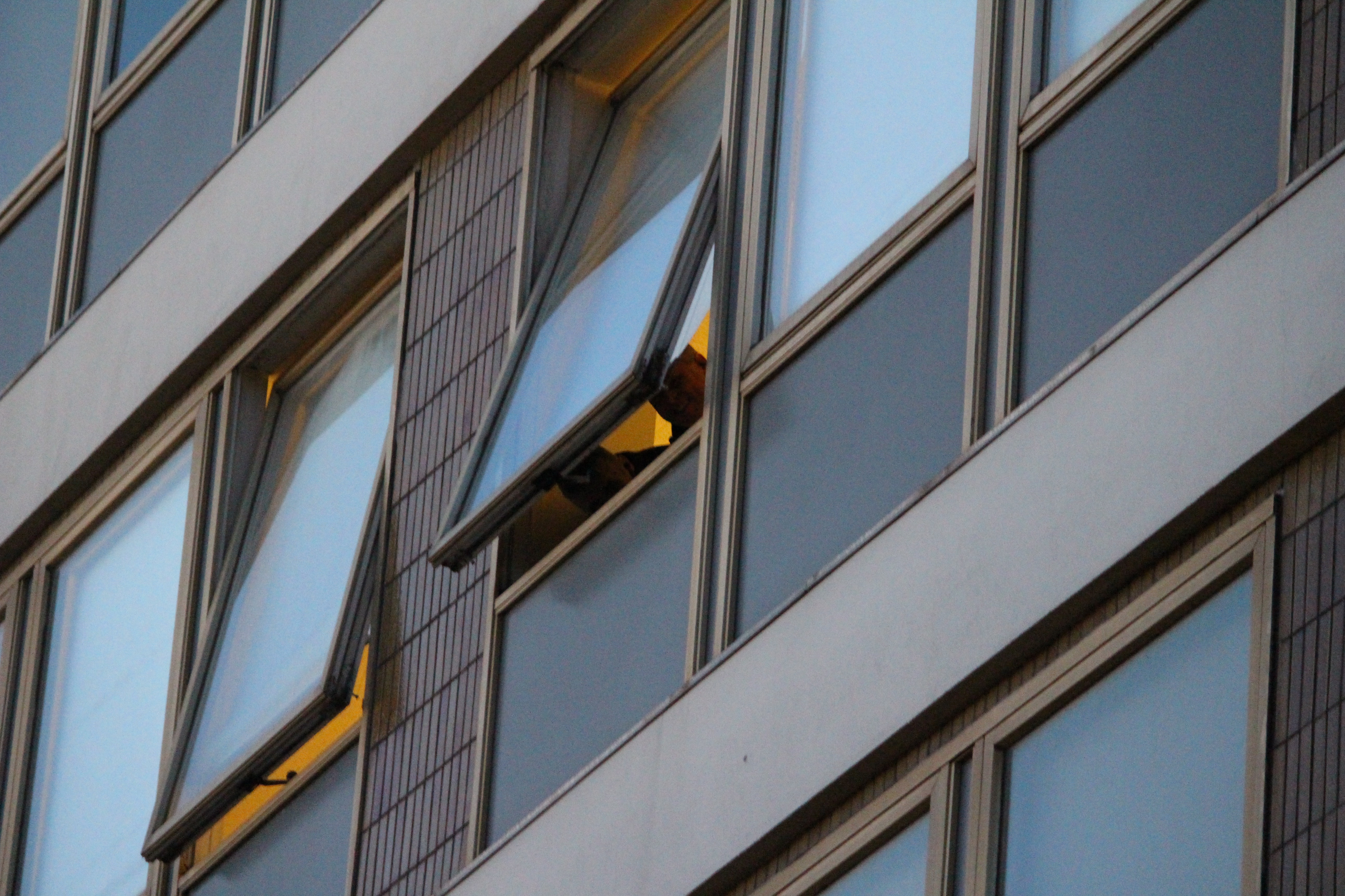 Police at protest outside police station 2015 by Rebecca Conway
