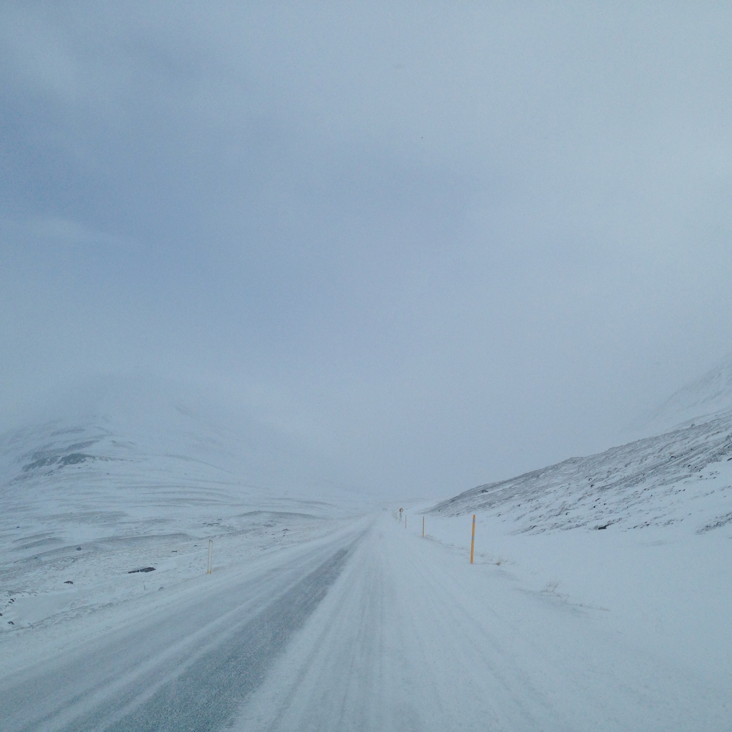 Fagridalur, the whiteout edition.