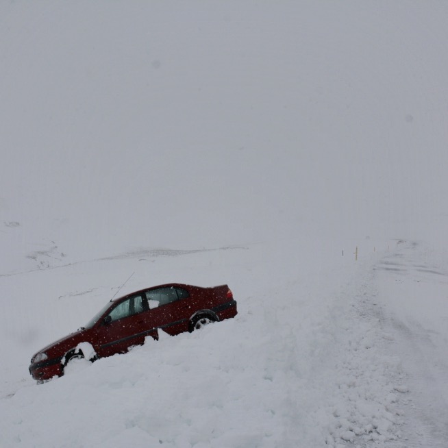 Fagridalur, abandoned car #3