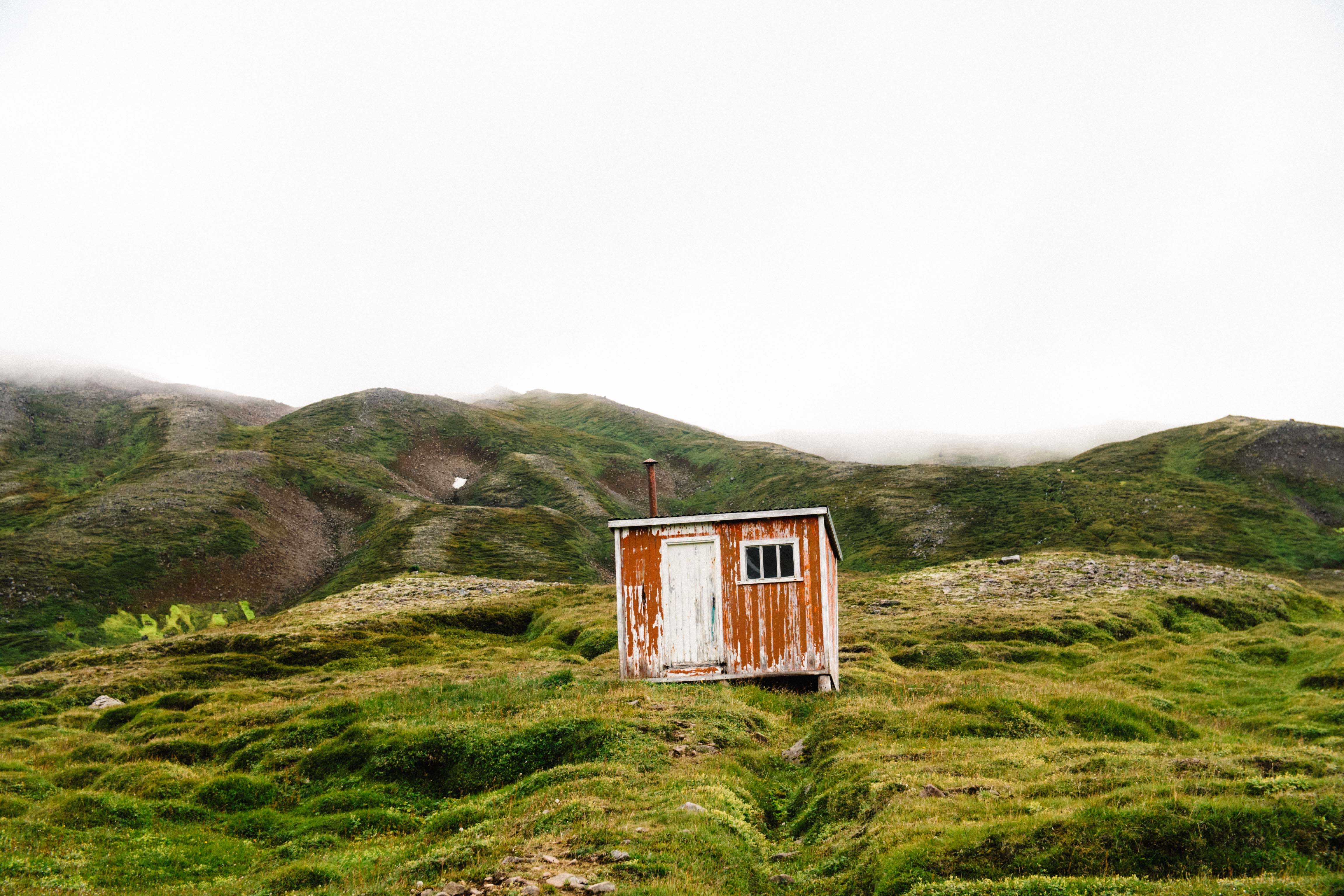 Tiny cabin on the way up north
