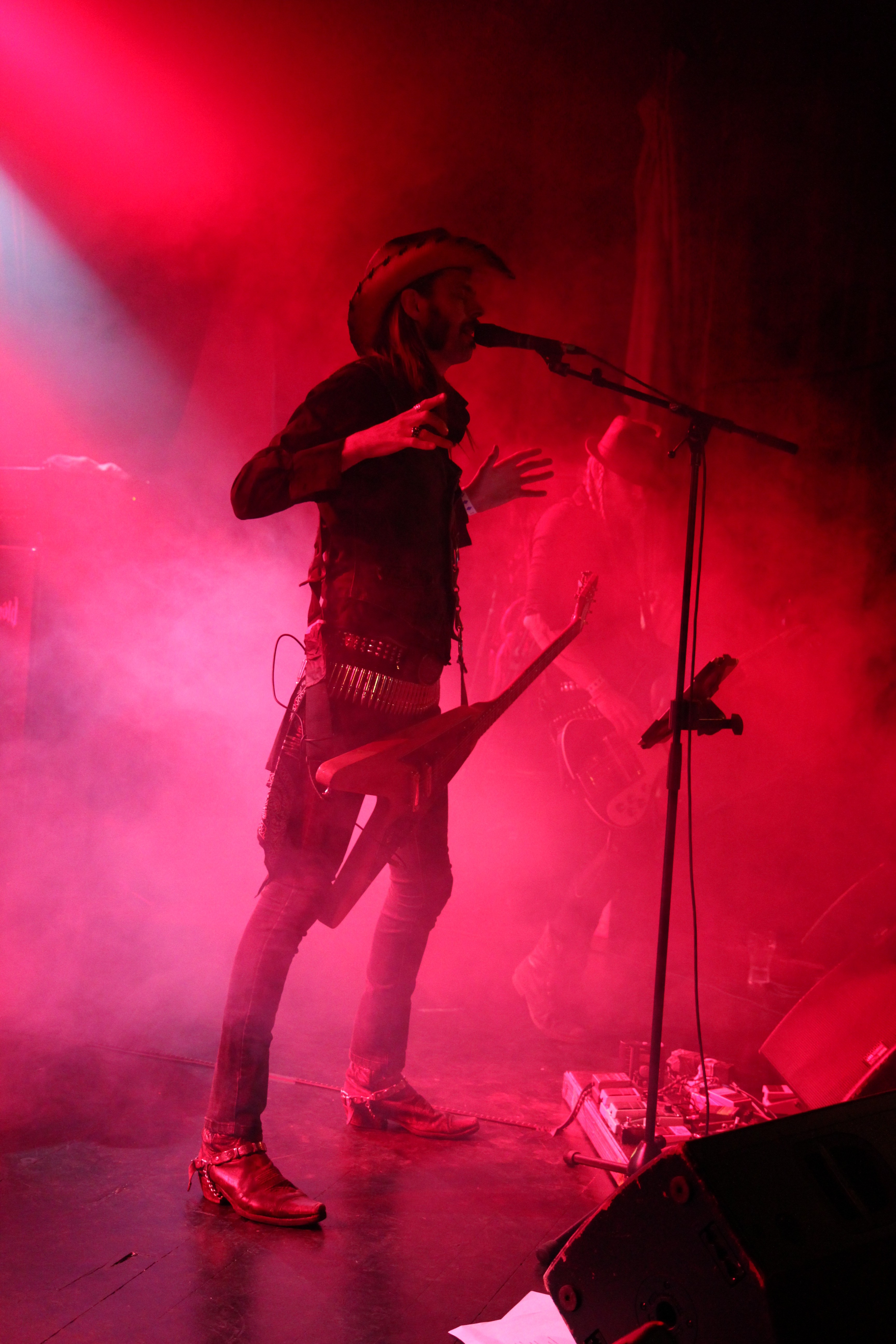 Sólstafir played their usual brand of post-metal, with long atmospheric instrumental segments. It all sounds like the soundtrack to a documentary on Icelandic nature, meant to inspire national pride. The band was a crowd favourite, with many claiming it was the best show of the festival.