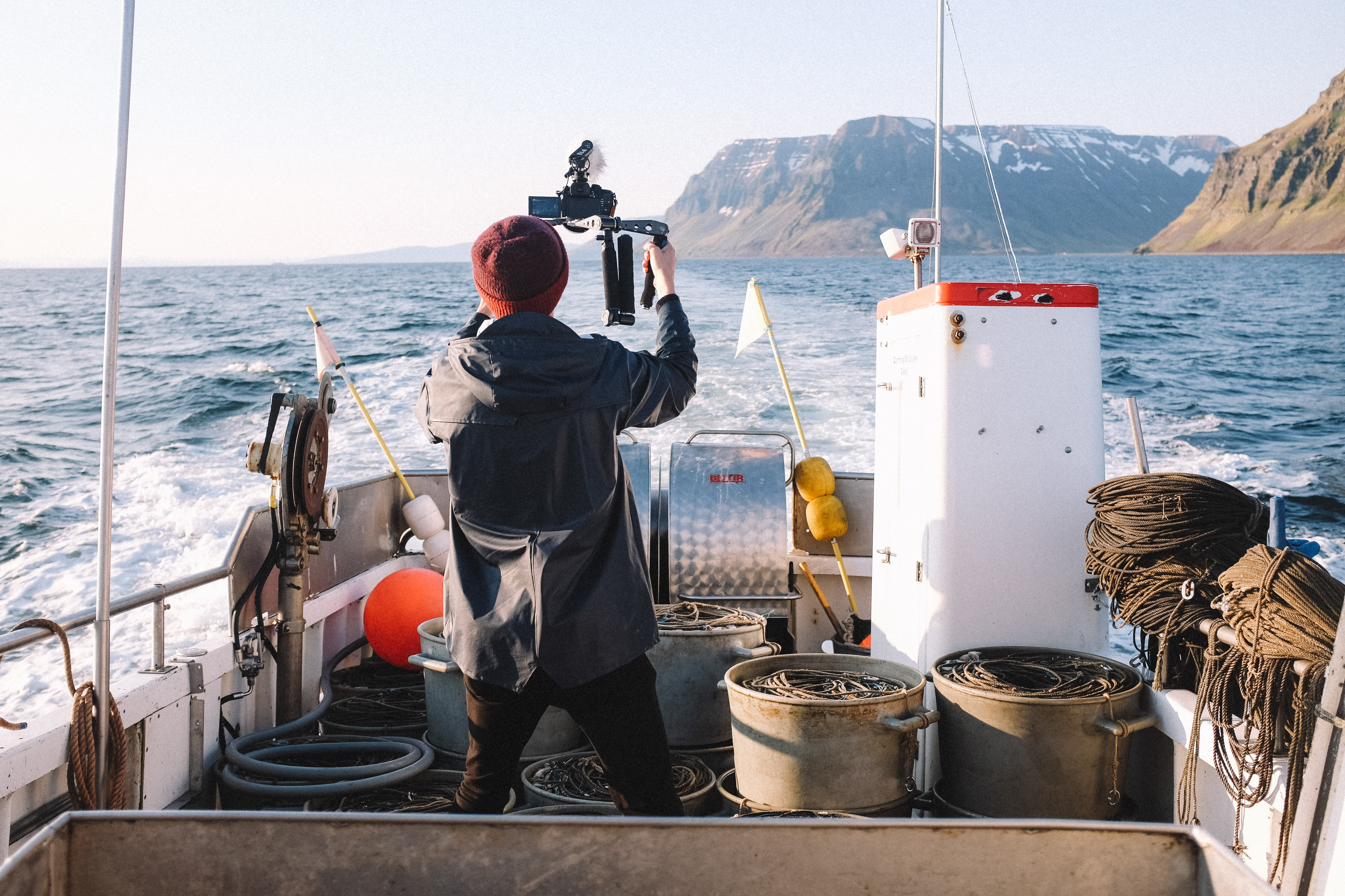 Tim getting some shots