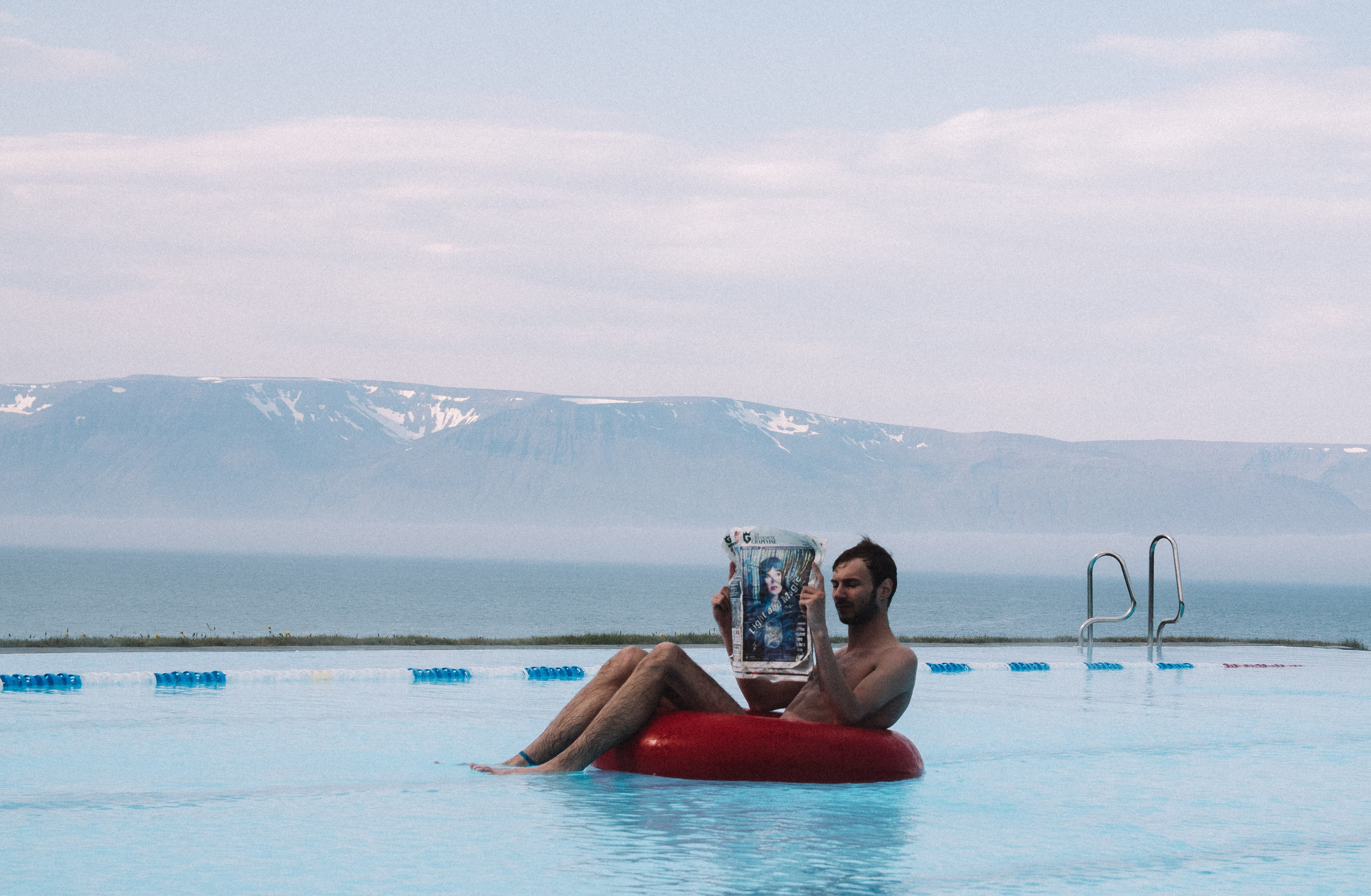 On Sunday, just sit back and relax with a copy of the Grapevine like John