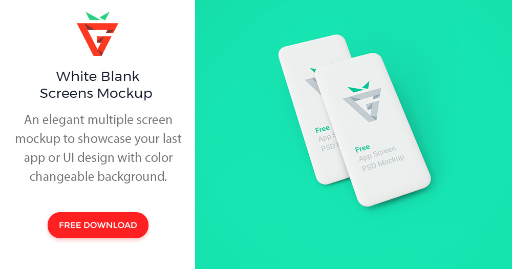 Download iphone 13 free mockup in all colors. White Blank Mobile Screens Mockup Graphberry Com