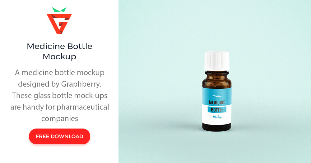 To gain your customers' trust, the packaging of your pills . Medicine Bottle Mockup Graphberry Com