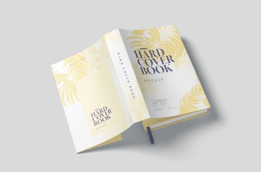 This free book mockup has three customizable hardcover books floating . 11 Best Dust Jacket Book Mockup Psd Download Graphic Cloud