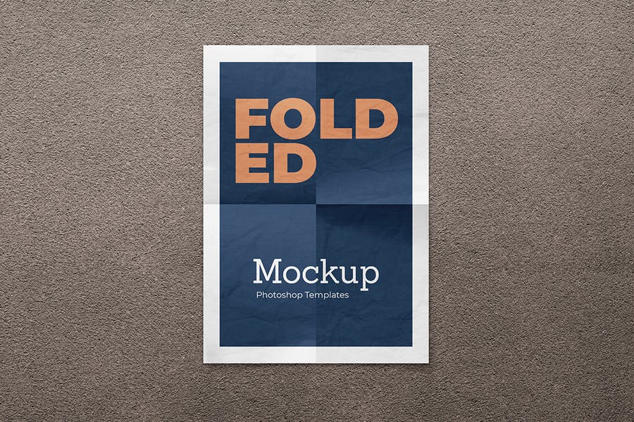 Present the poster and flyer design to your clients in a creative way by using these files. 15 Free Folded Paper Mockup Psd Download Graphic Cloud