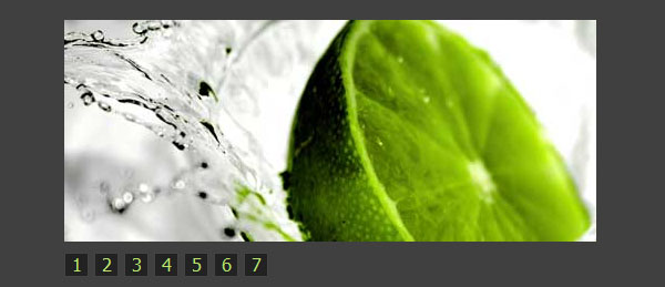 jQuery SlideShow CSS Sprites