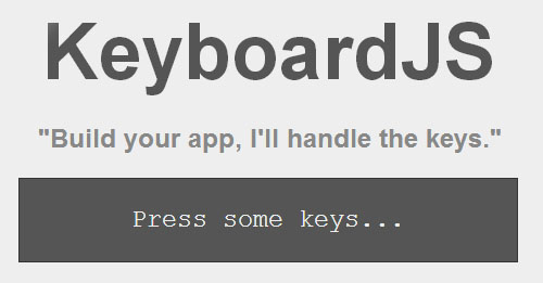 KeyboardJS: A JavaScript library for Handling keyboard and Combos KeyboardJS: A JavaScript library for Handling keyboard and Combos