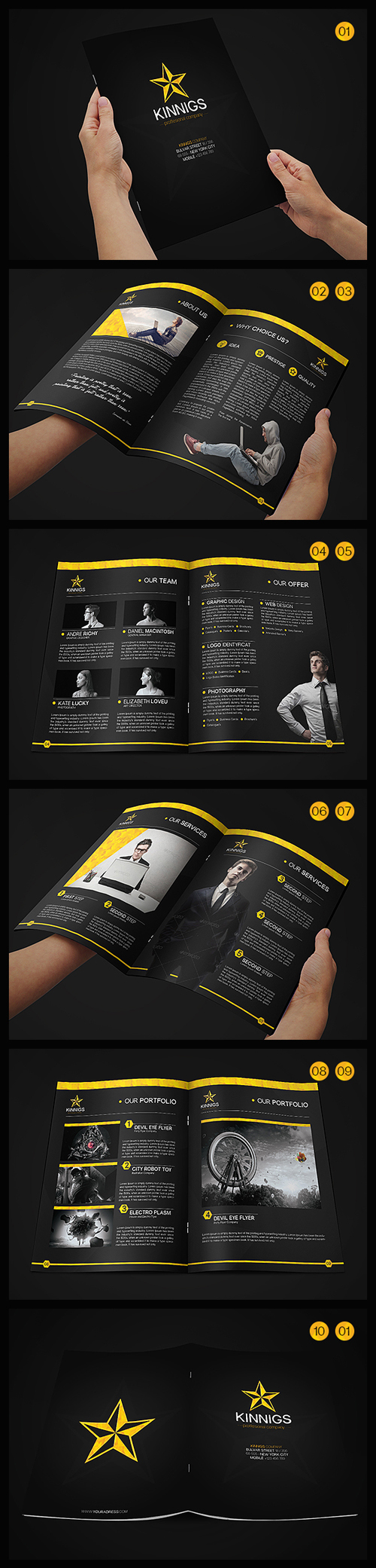 Folleto de diseño Folleto de diseño