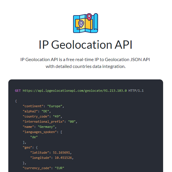 Being a shortcode based plugin, geo my wp has no limits and you can use it with any wordpress . Find Geolocation of any IP Address in a Breeze with IP Geolocation API | Resources | Graphic ...